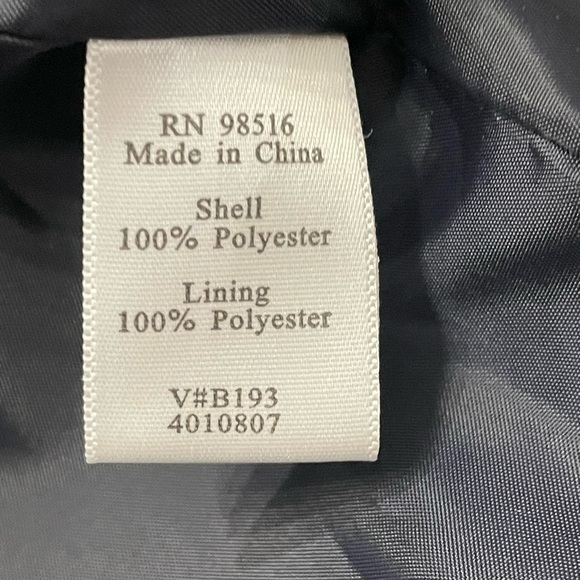 Cold water Creek women’s size L , open blue, black and yellow Jacquard Jacket - Picture 6 of 6